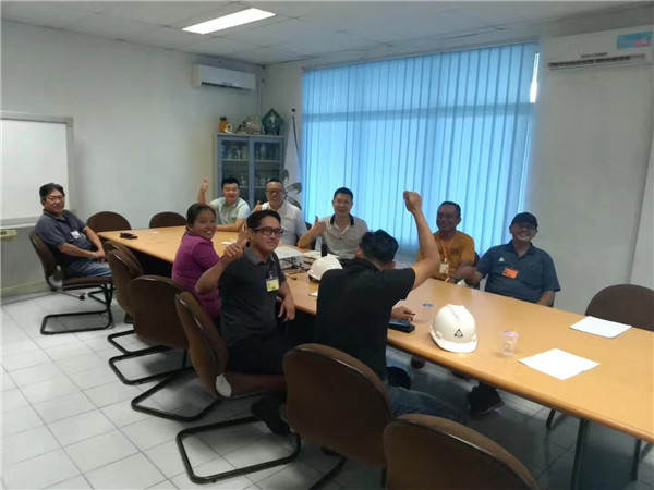 印尼冷库施工期前会议室技术交流